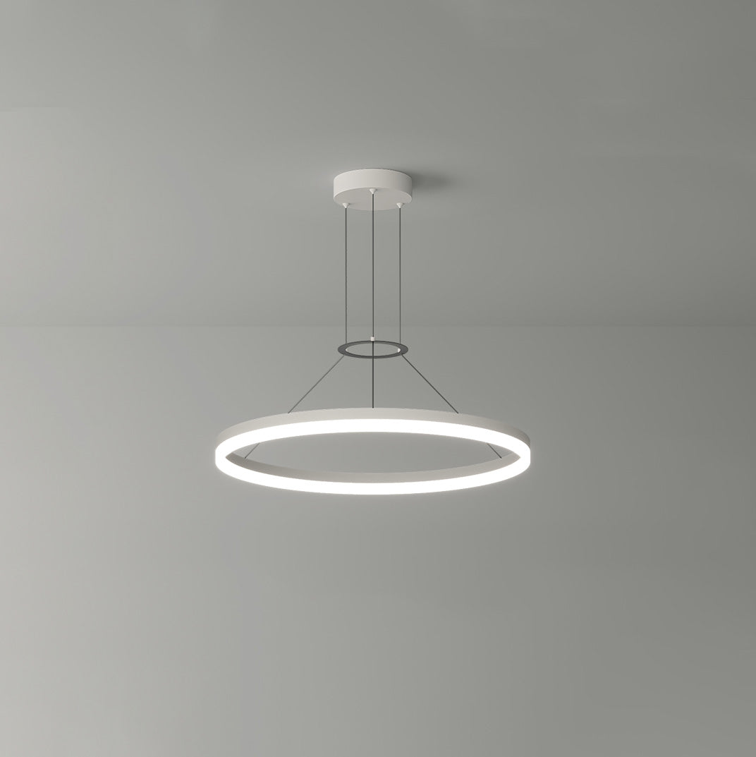 WOMO Lustre Cercle Led Noir/Blanc-WM2170