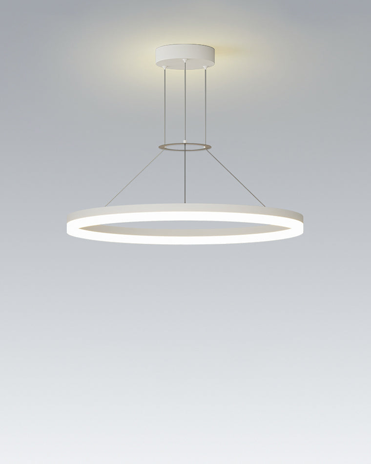 WOMO Lustre Cercle Led Noir/Blanc-WM2170