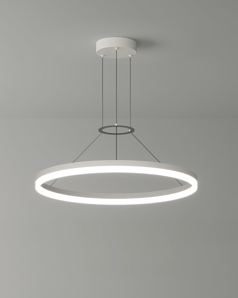 WOMO Lustre Cercle Led Noir/Blanc-WM2170
