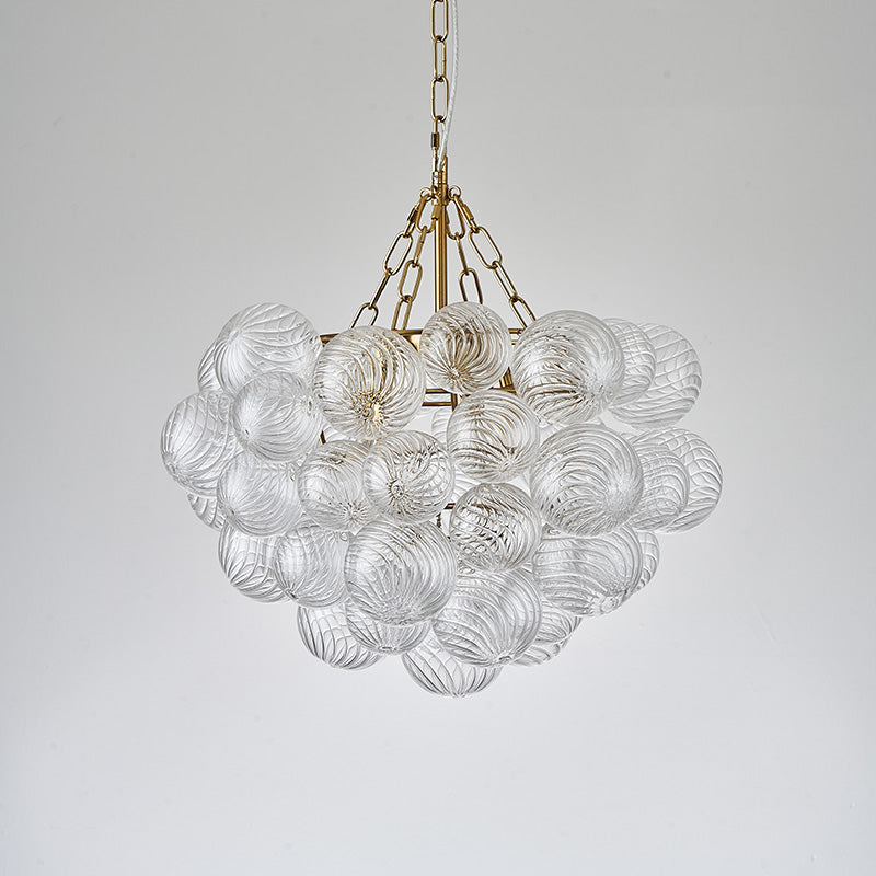 WOMO Lustre Grappe Bulles de Verre Transparent-WM2180