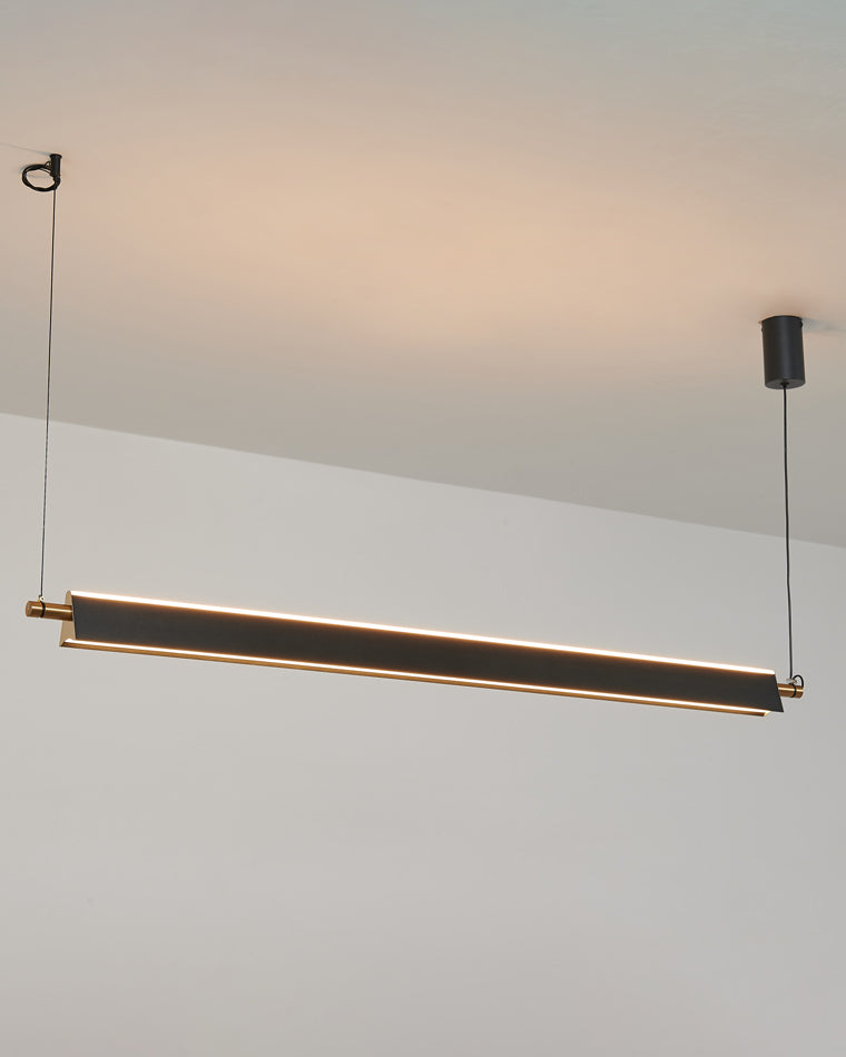 WOMO Suspension Lineaire Led Noir Modern-WM2182