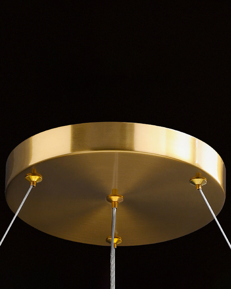 WOMO Lustre Lineaire Cristal Fumée Moderne-WM2188