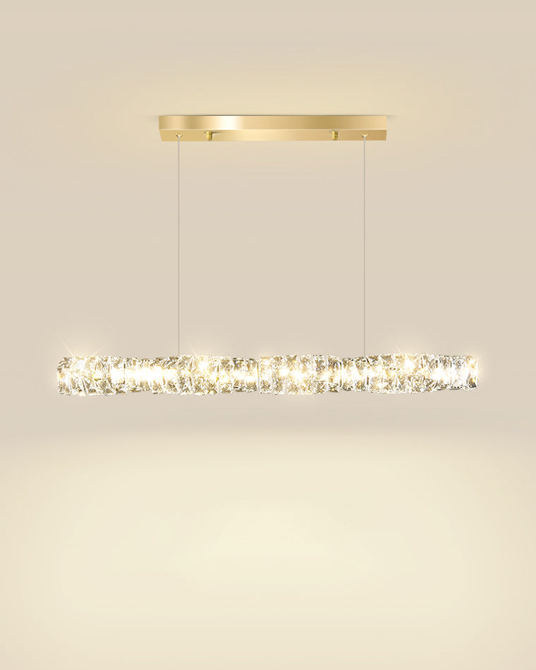 WOMO Suspension Lineaire Cristal pour Salle à Manger - WM2193
