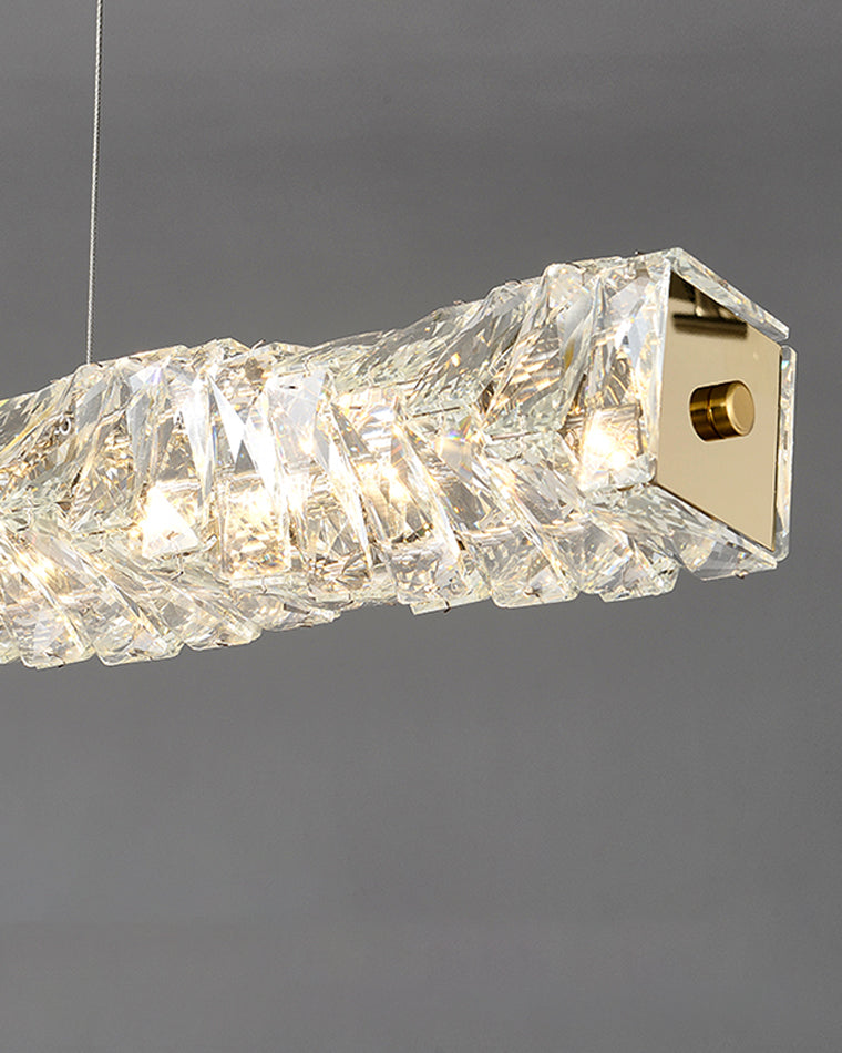 WOMO Suspension Lineaire Cristal pour Salle à Manger - WM2193