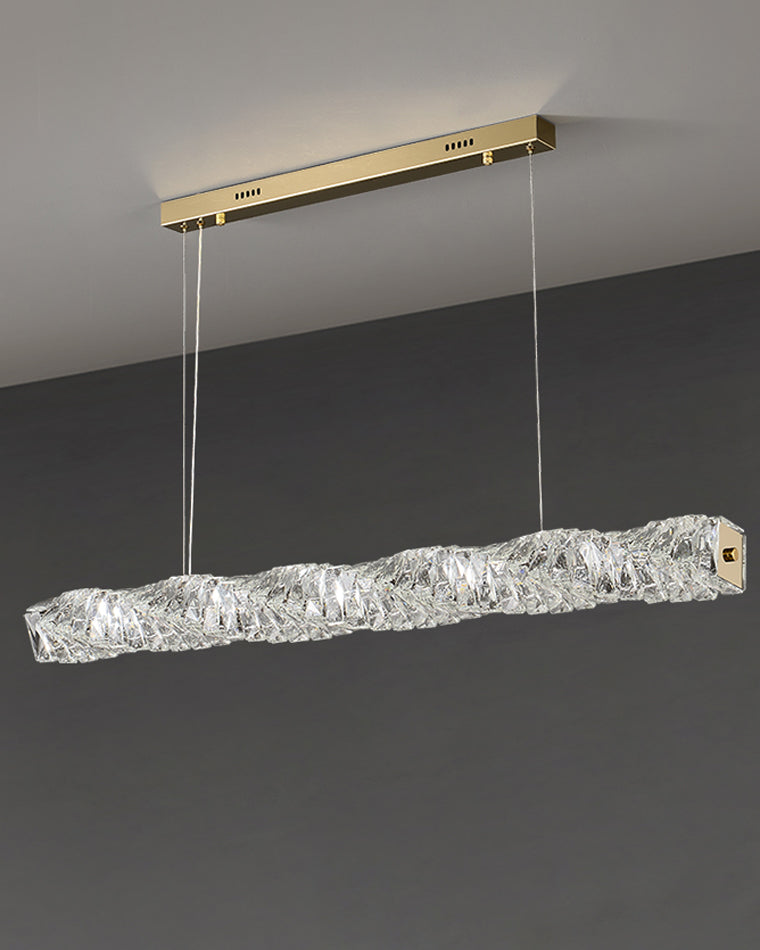 WOMO Suspension Lineaire Cristal pour Salle à Manger - WM2193