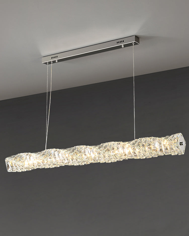WOMO Suspension Lineaire Cristal pour Salle à Manger - WM2193