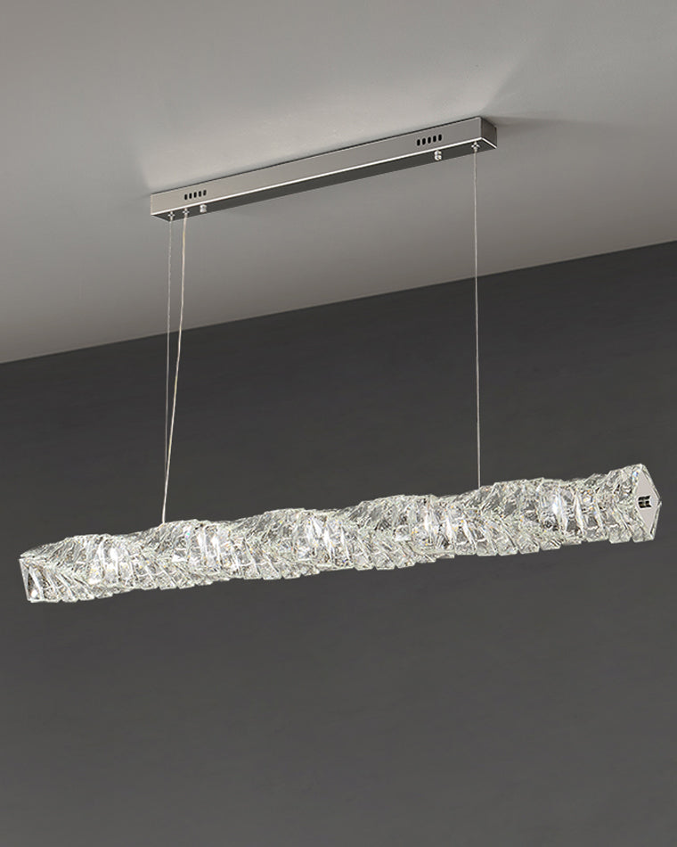 WOMO Suspension Lineaire Cristal pour Salle à Manger - WM2193