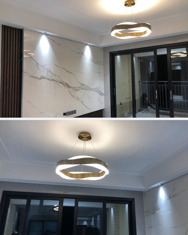 WOMO Lustre Vague Cercle Led-WM2195