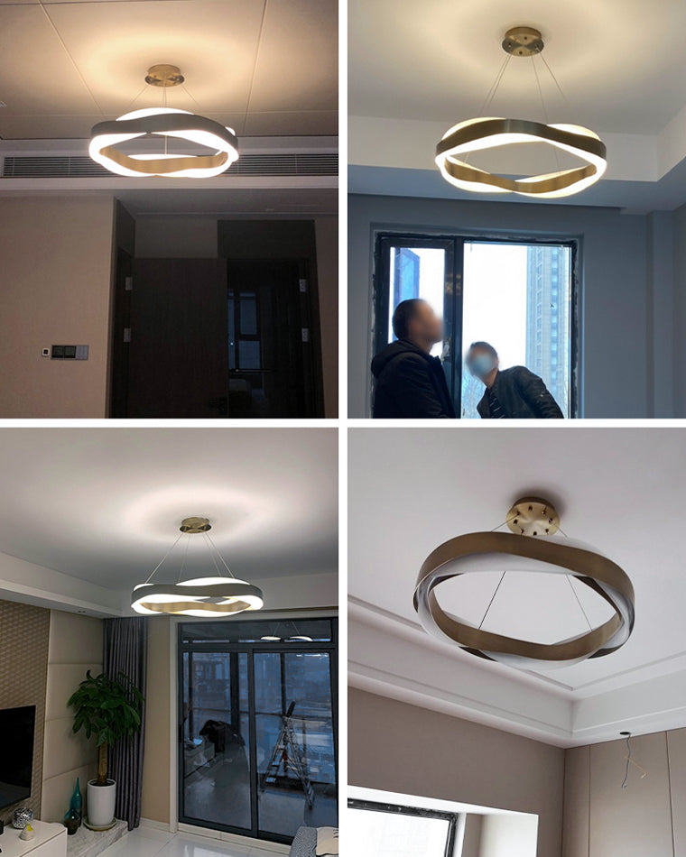 WOMO Lustre Vague Cercle Led-WM2195