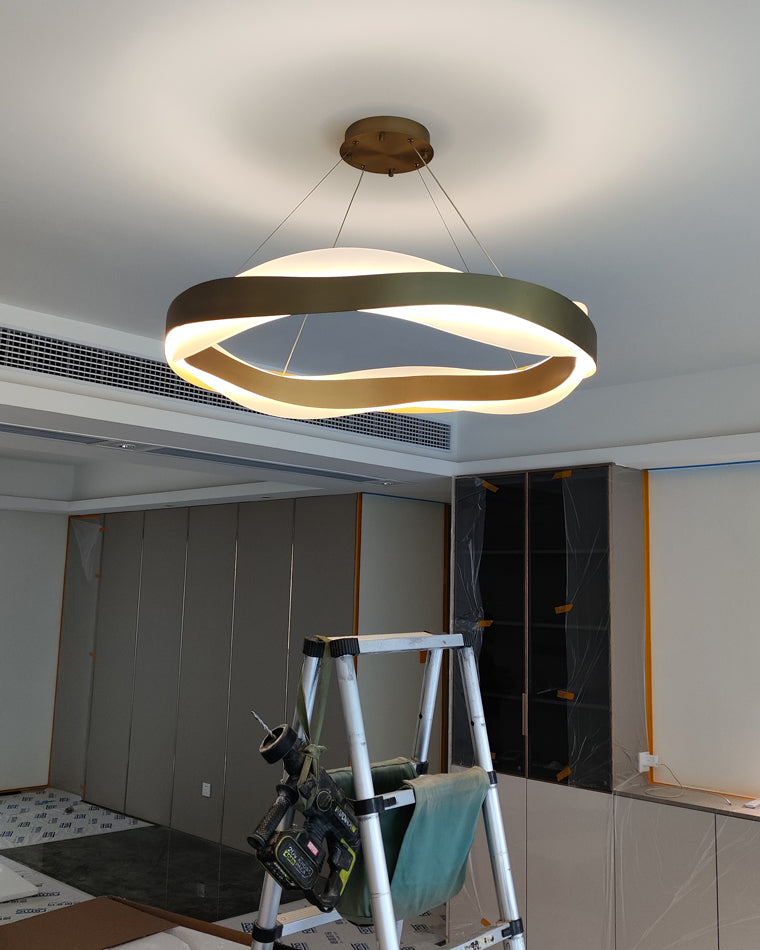 WOMO Lustre Vague Cercle Led-WM2195
