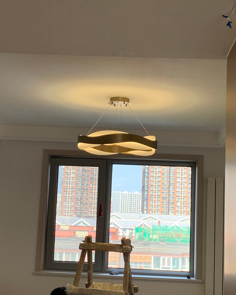 WOMO Lustre Vague Cercle Led-WM2195