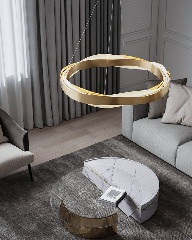 WOMO Lustre Vague Cercle Led-WM2195