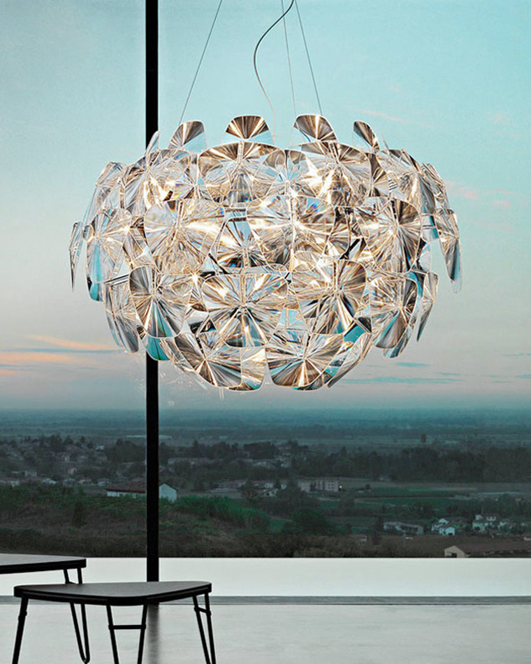 WOMO Lustre Romantique Boule en Verre -WM2197