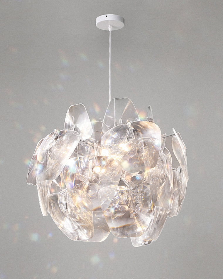 WOMO Lustre Romantique Boule en Verre -WM2197
