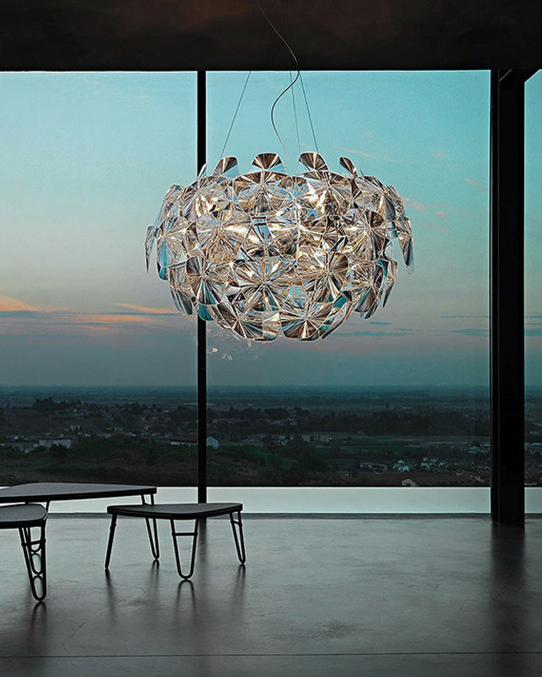 WOMO Lustre Romantique Boule en Verre -WM2197