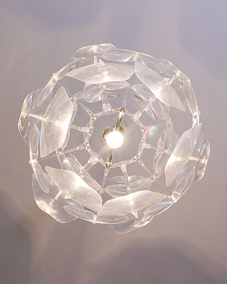 WOMO Lustre Romantique Boule en Verre -WM2197
