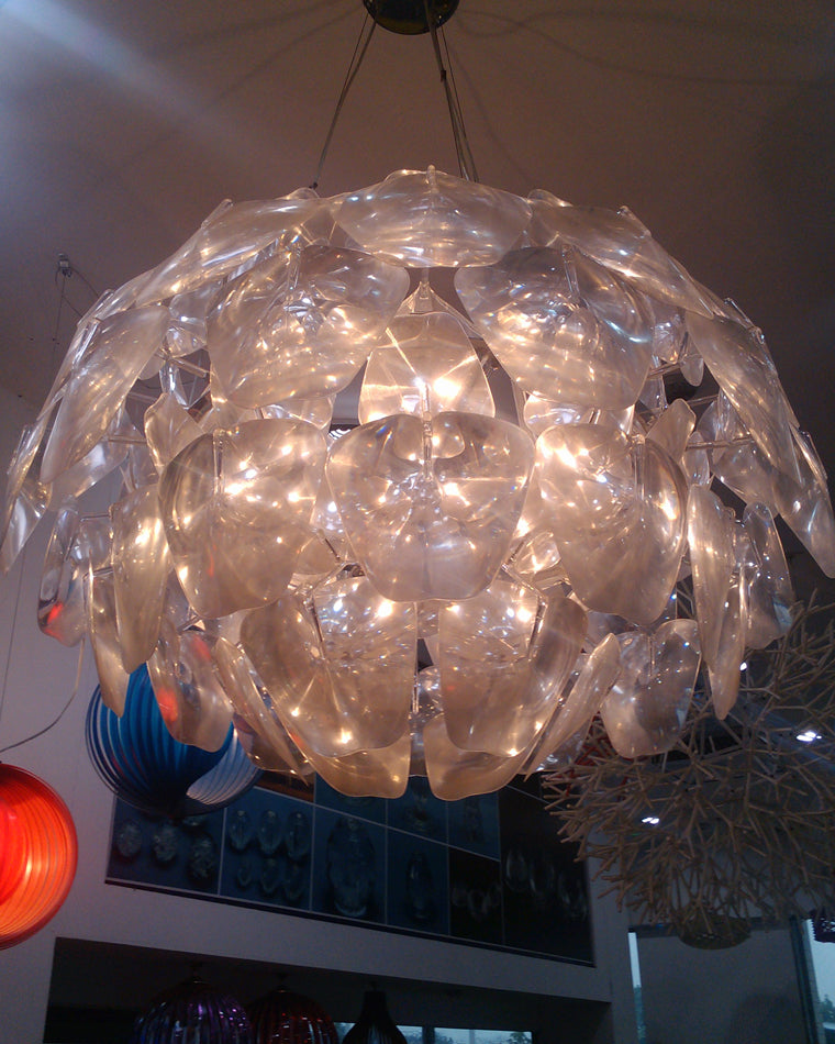 WOMO Lustre Romantique Boule en Verre -WM2197