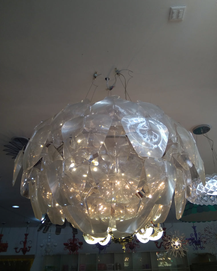 WOMO Lustre Romantique Boule en Verre -WM2197