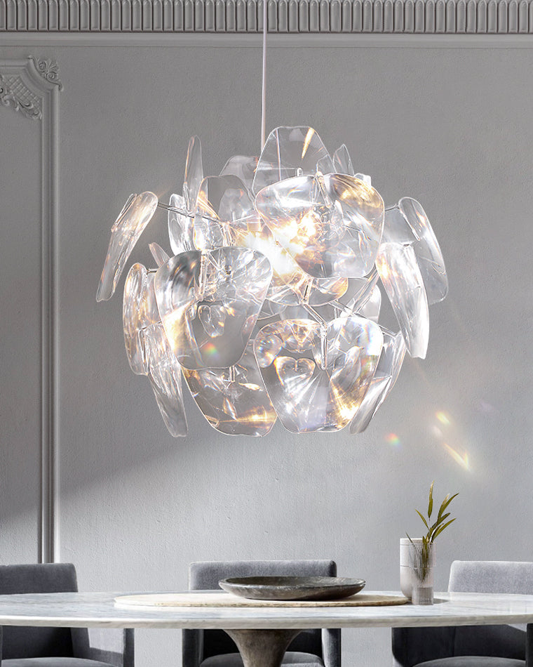 WOMO Lustre Romantique Boule en Verre -WM2197