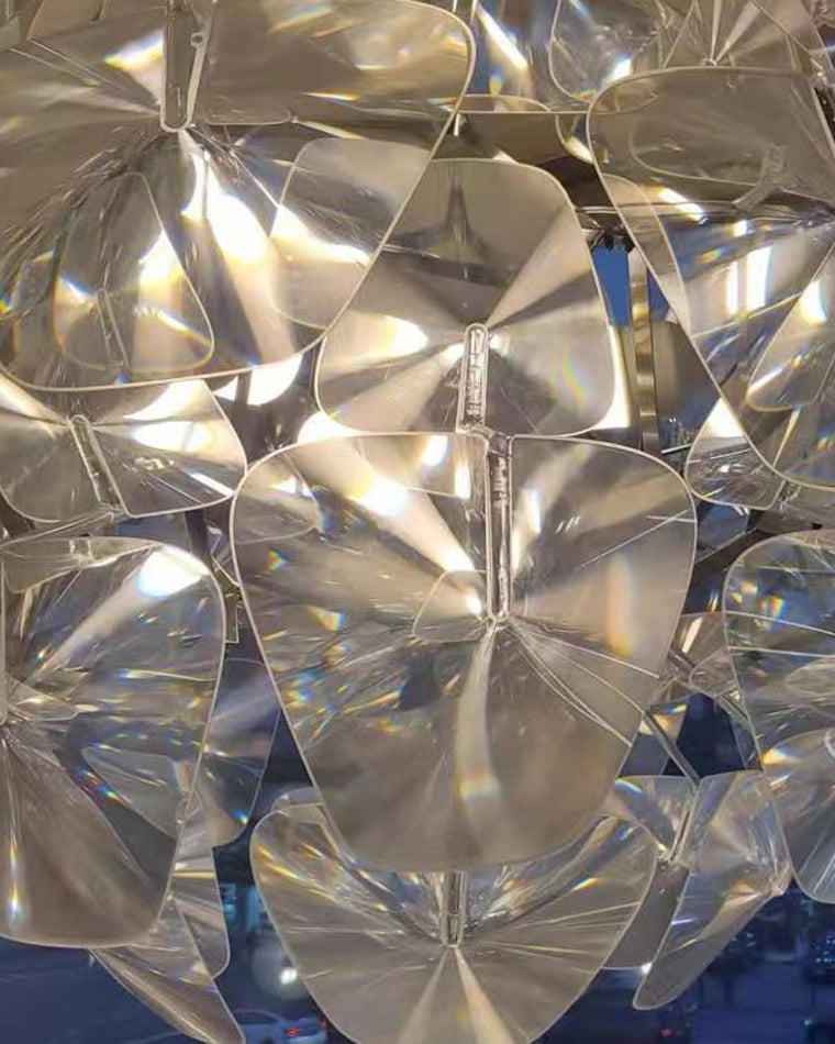 WOMO Lustre Romantique Boule en Verre -WM2197
