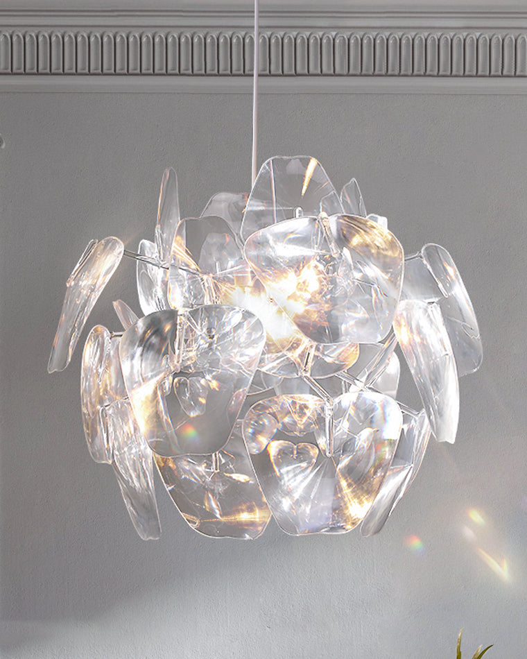 WOMO Lustre Romantique Boule en Verre -WM2197