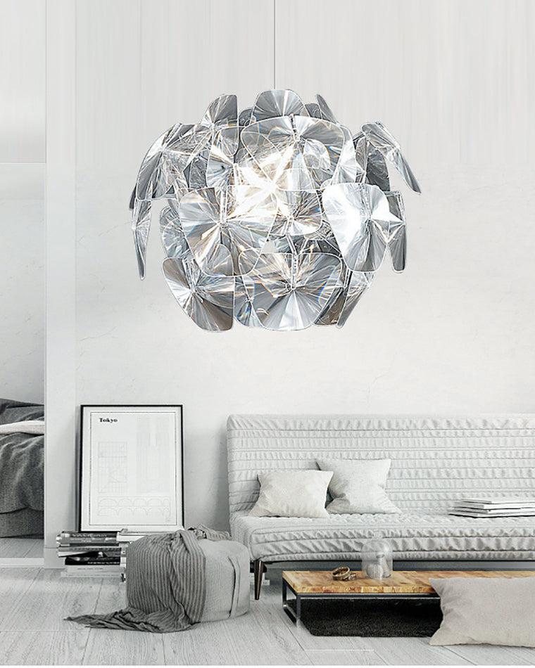 WOMO Lustre Romantique Boule en Verre -WM2197