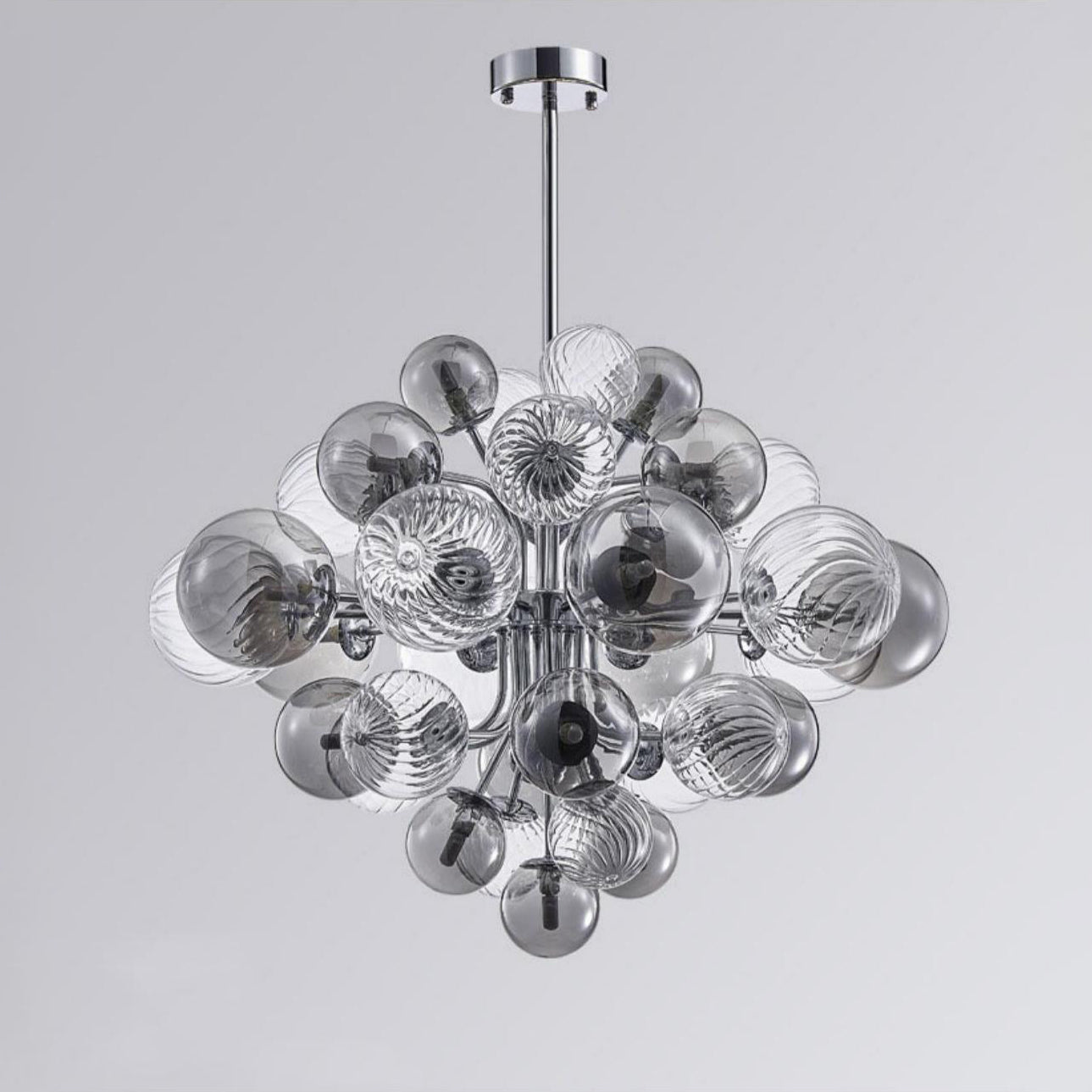 Lustre à bulles en verre fumé WOMO-WM2198