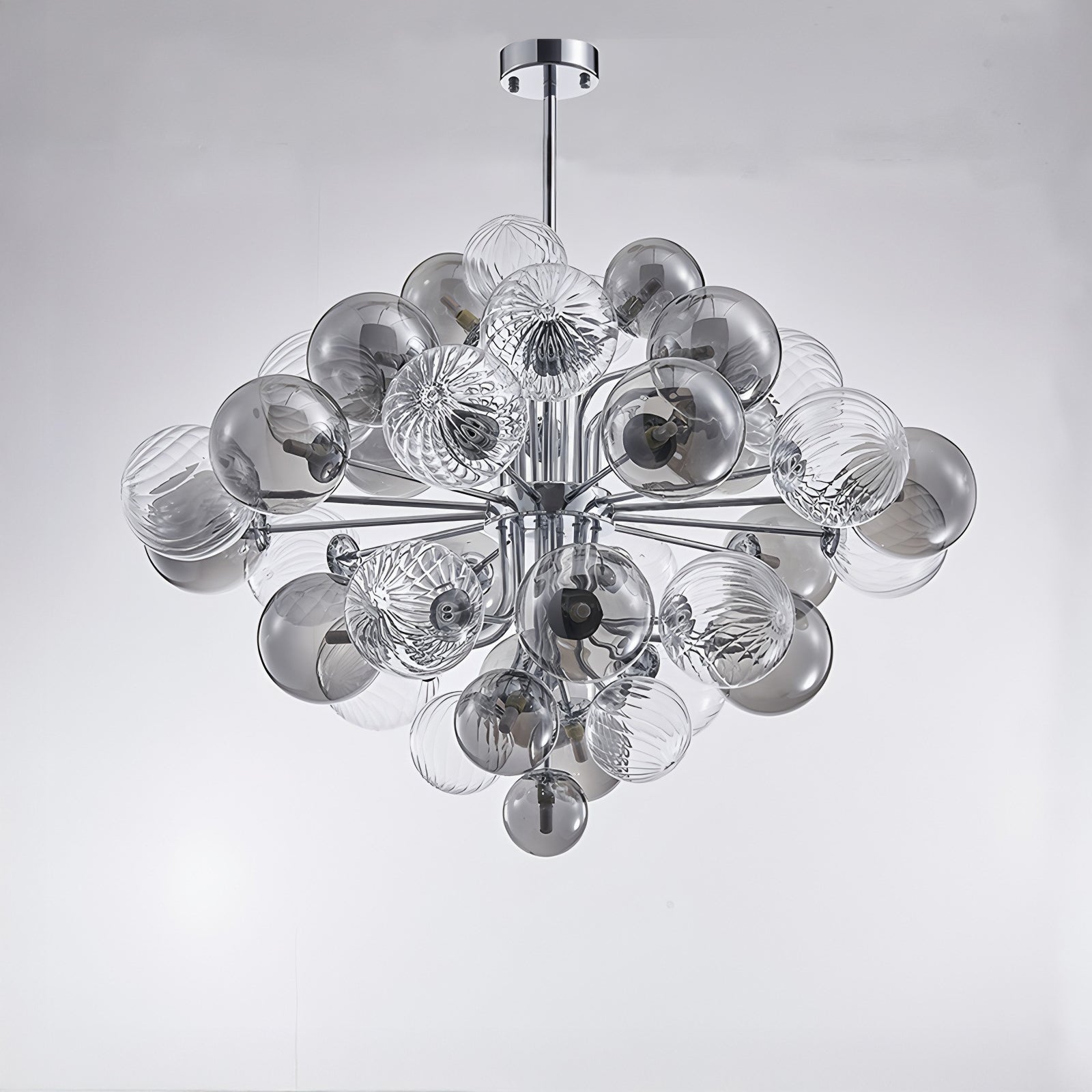 Lustre à bulles en verre fumé WOMO-WM2198