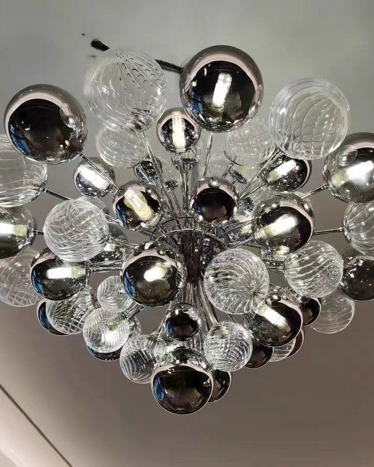 Lustre à bulles en verre fumé WOMO-WM2198