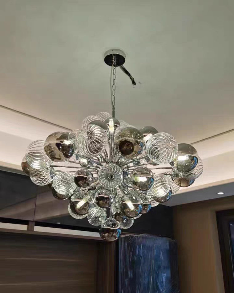 Lustre à bulles en verre fumé WOMO-WM2198
