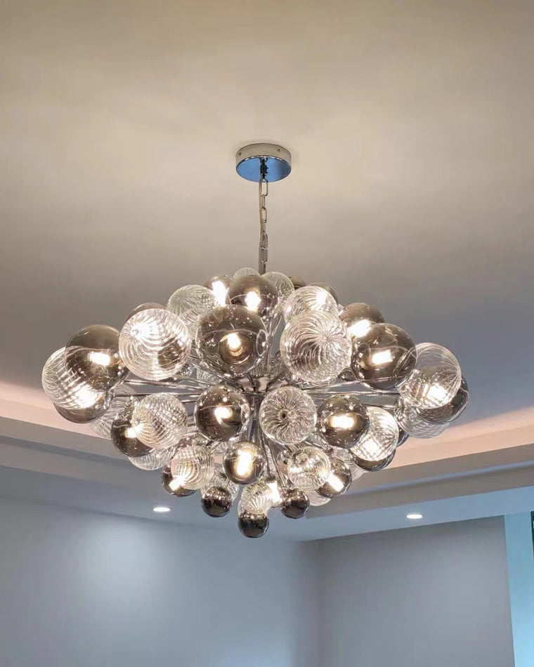Lustre à bulles en verre fumé WOMO-WM2198