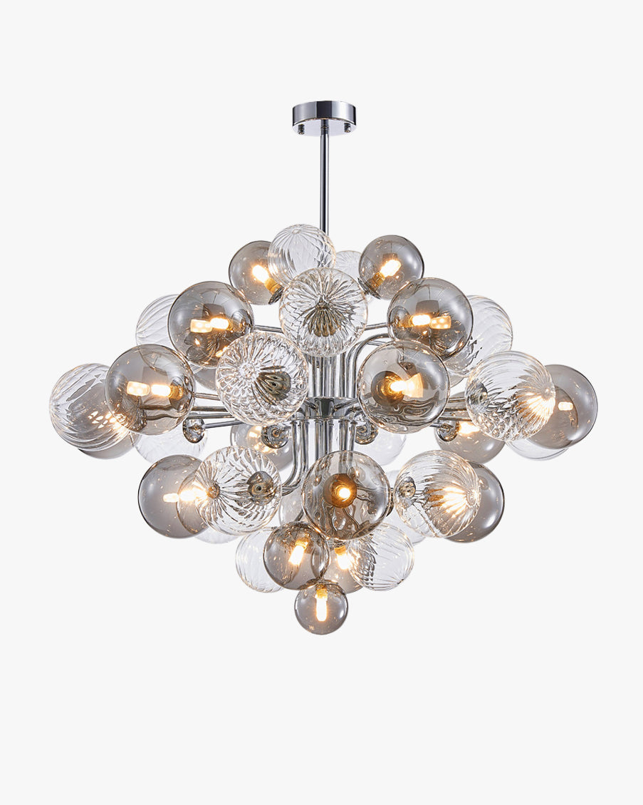 Lustre à bulles en verre fumé WOMO-WM2198
