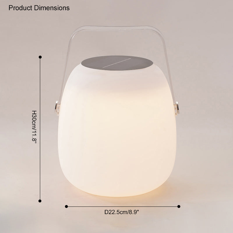 WOMO Lanterne Solaire Rechargeable Teintée - WM9022