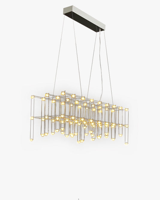 Lustre sculptural rectangulaire WOMO-WM2200