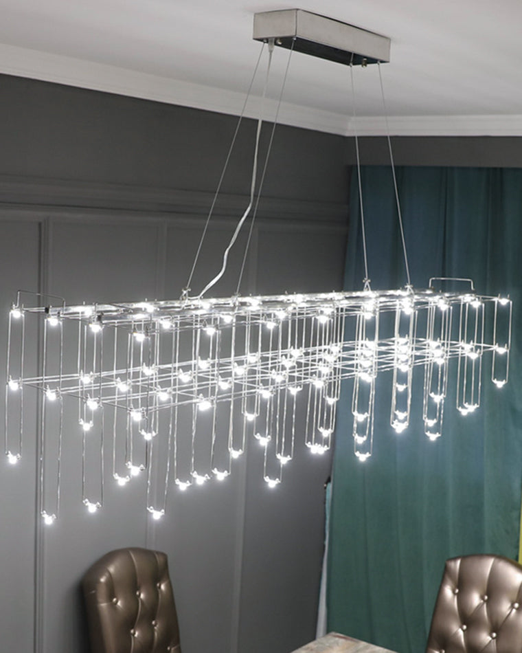 Lustre sculptural rectangulaire WOMO-WM2200