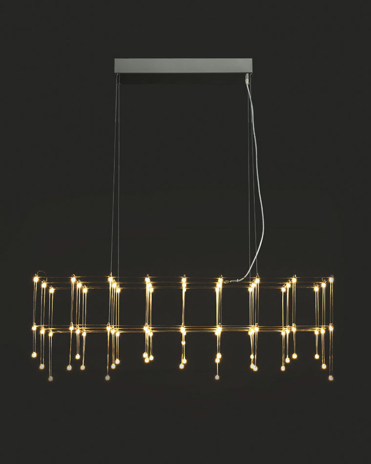 Lustre sculptural rectangulaire WOMO-WM2200