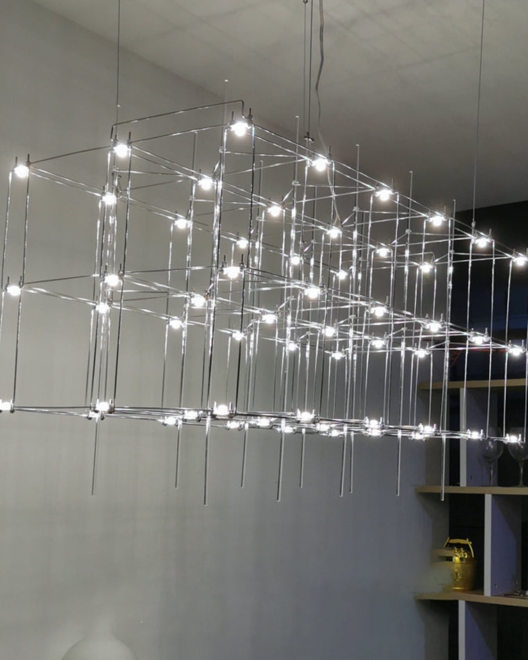 Lustre sculptural rectangulaire WOMO-WM2200