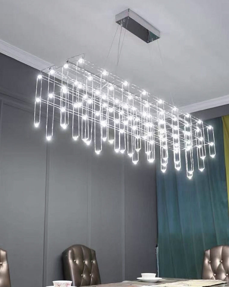 Lustre sculptural rectangulaire WOMO-WM2200