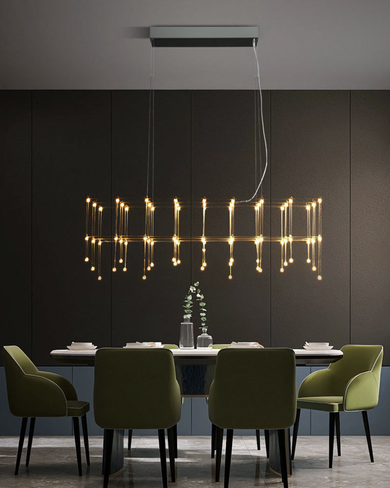 Lustre sculptural rectangulaire WOMO-WM2200