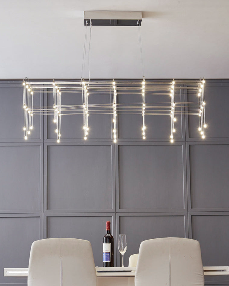 Lustre sculptural rectangulaire WOMO-WM2200