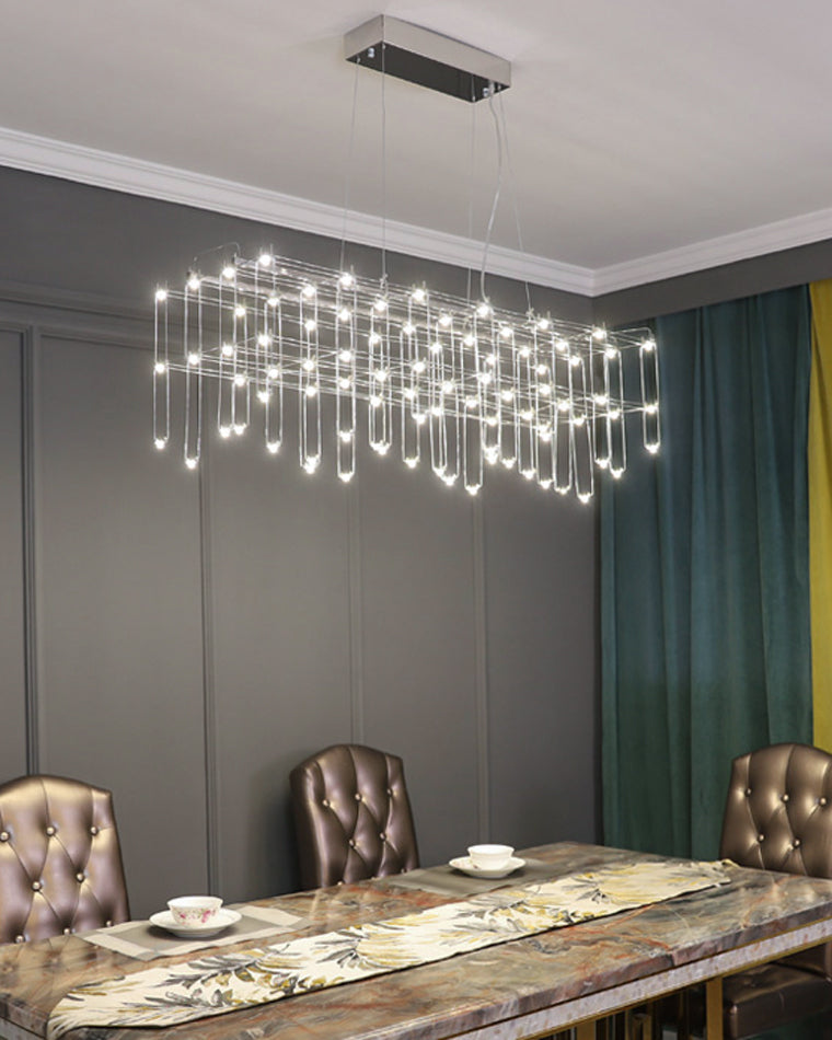 Lustre sculptural rectangulaire WOMO-WM2200