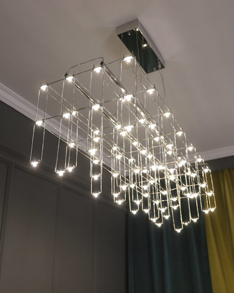 Lustre sculptural rectangulaire WOMO-WM2200