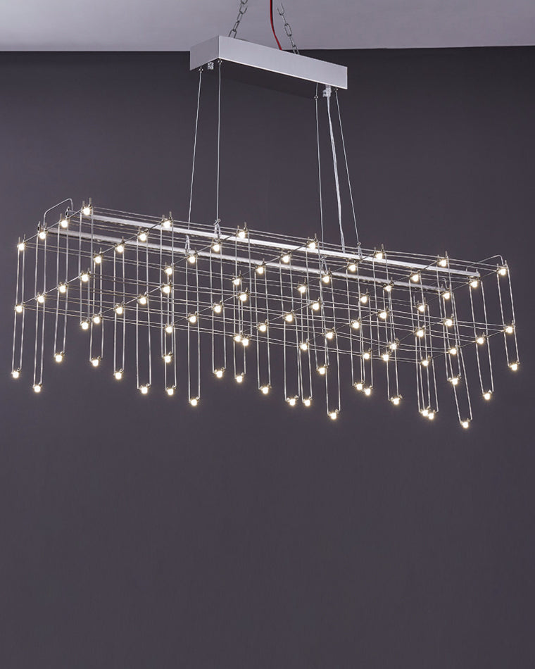 Lustre sculptural rectangulaire WOMO-WM2200