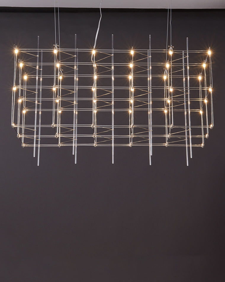 Lustre sculptural rectangulaire WOMO-WM2200