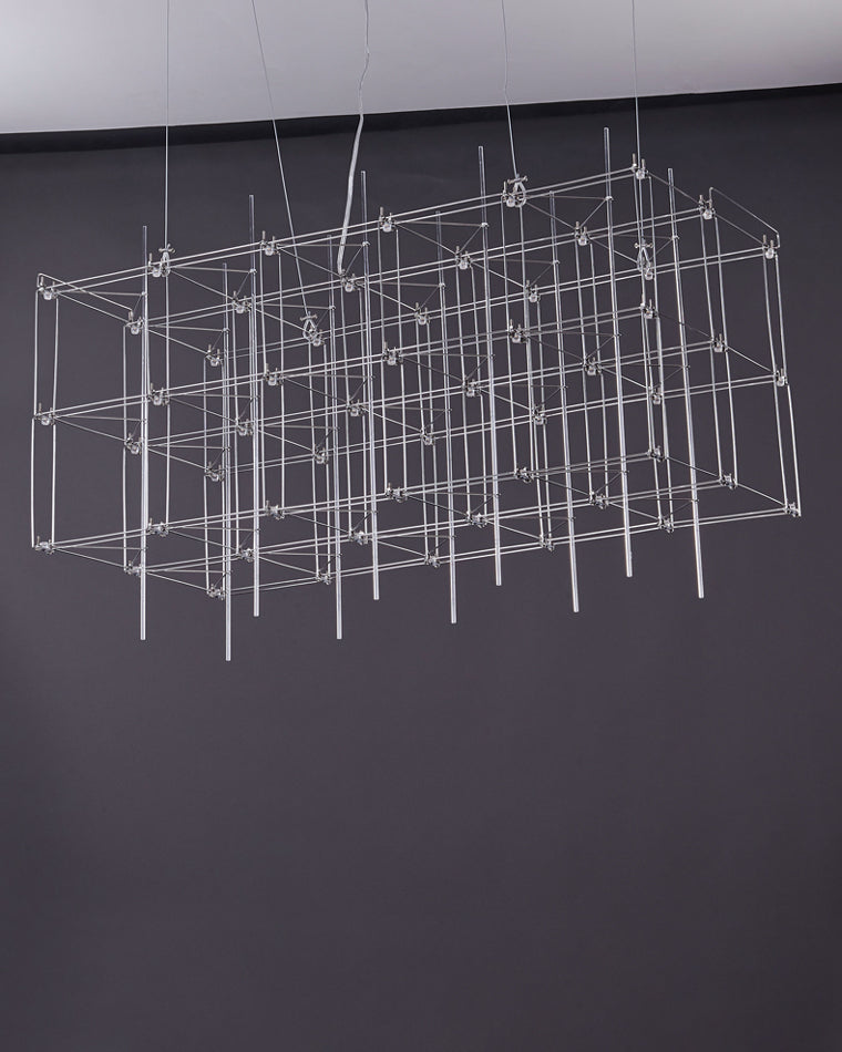 Lustre sculptural rectangulaire WOMO-WM2200