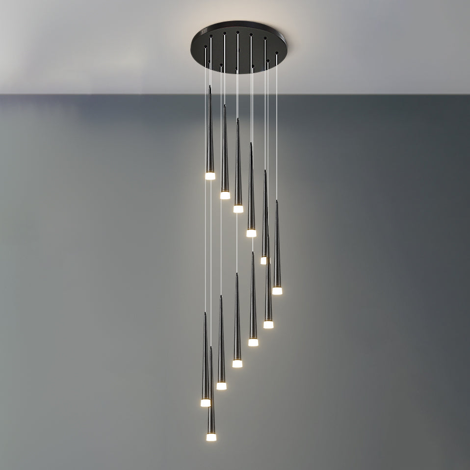 WOMO Lustre Conique Plusieurs Ampoules-WM2204