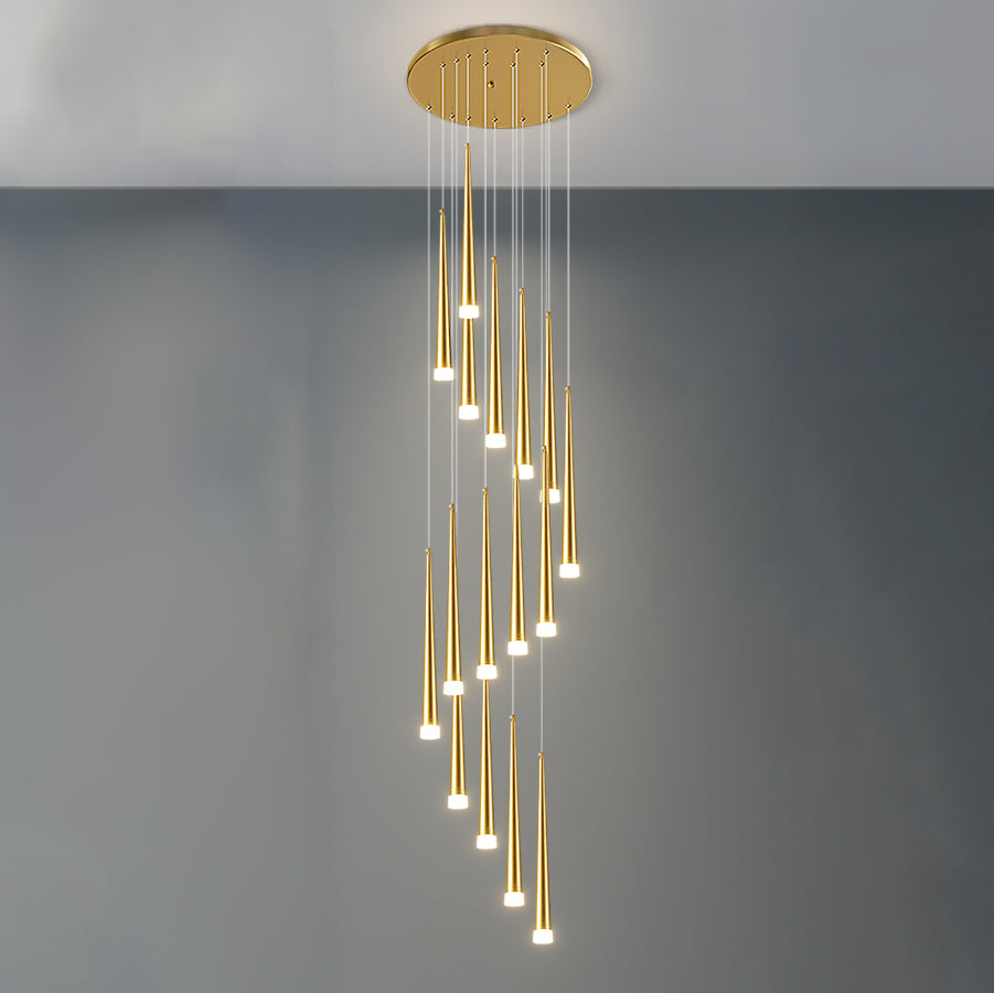 WOMO Lustre Conique Plusieurs Ampoules-WM2204