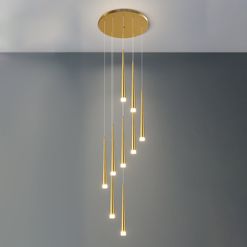 WOMO Lustre Conique Plusieurs Ampoules-WM2204