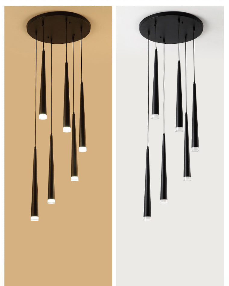 WOMO Lustre Conique Plusieurs Ampoules-WM2204