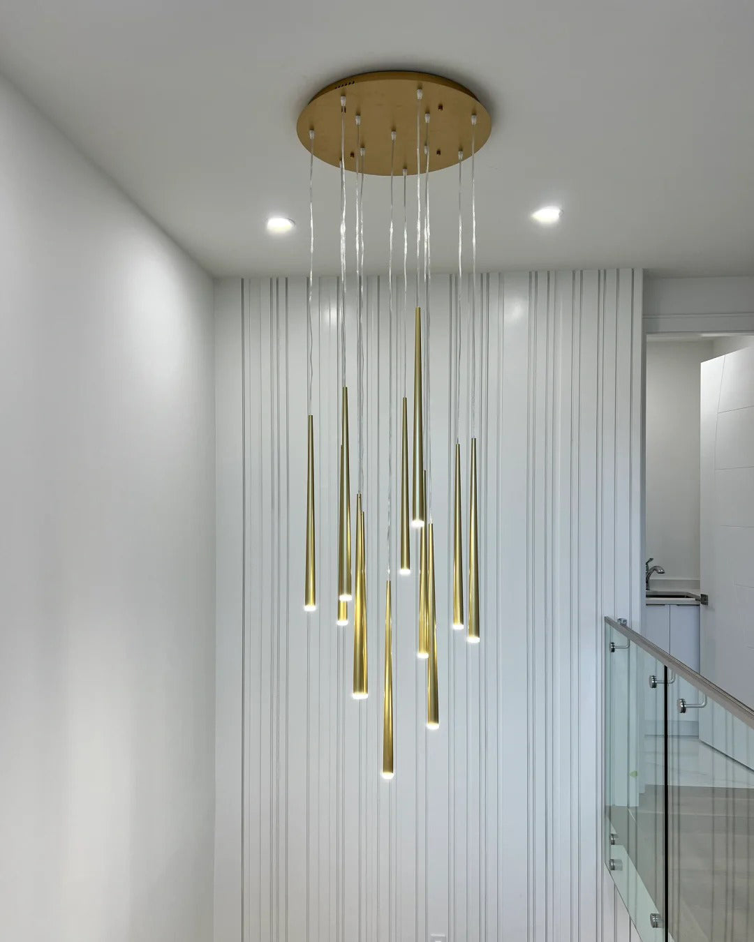 WOMO Lustre Conique Plusieurs Ampoules-WM2204